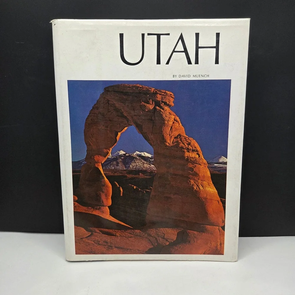 Utah David Muench Photography Book 1973 Vintage Hardcover Landscape Arches BB11